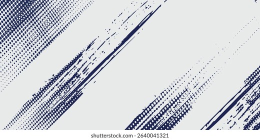 Abstract halftone wave dots background. Futuristic twisted grunge pattern, dots, circles. Vector modern optical pop art texture for posters, business  modern grunge