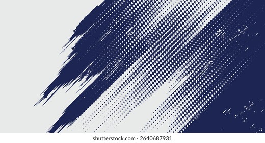 Abstract halftone wave dots background. Futuristic twisted grunge pattern, dots, circles. Vector modern optical pop art texture for posters, business modern grunge sport