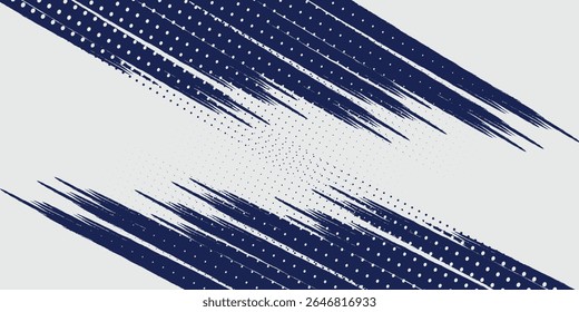 Abstract halftone wave dots background. Futuristic twisted grunge pattern, dots, circles. Vector modern optical pop art texture for posters, business cards and etc
