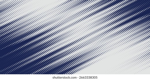 Abstract halftone wave dots background. Futuristic twisted grunge pattern, dots, circles. Vector modern optical pop art texture for posters, business cards and etc