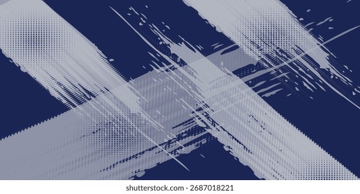 Fundo de pontos de onda de meio-tom abstrato. Padrão de grunge trançado futurista, pontos, círculos, vetor moderno, eps 10.