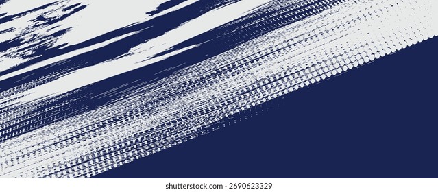 Fondo de puntos de onda de semitono Abstractas. Patrón de grunge retorcido futurista, puntos, círculos. Textura óptica moderna del arte pop del Vector para los carteles, Vector