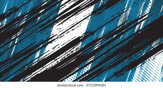 Fondo de puntos de onda de semitono Abstractas. Patrón de grunge retorcido futurista, puntos, círculo grunge