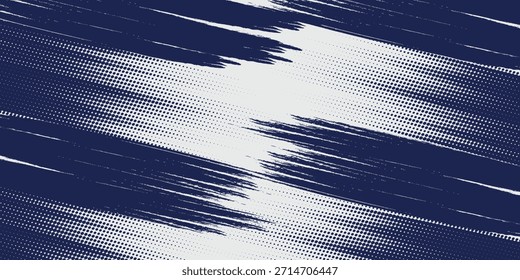 Abstract halftone wave dots background. Futuristic twisted grunge pattern, dots, circles. Vector modern optical pop art texture for posters, business cards and etc