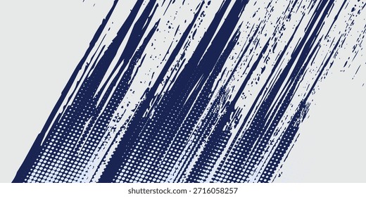 Abstract halftone wave dots background. Futuristic twisted grunge pattern, dots, circles. Vector modern optical pop art texture for posters, business cards and etc