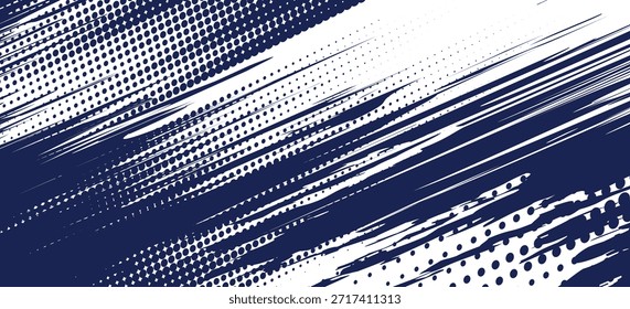 Abstract halftone wave dots background. Futuristic twisted grunge pattern, dots, circles. Vector modern optical pop art texture for posters, business cards and etc