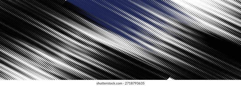 Abstract halftone wave dots background. Futuristic twisted grunge pattern, dots, circles. Vector modern optical pop art texture for posters, business cards and etc
