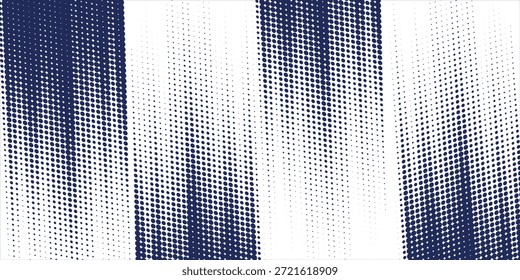 Abstract halftone wave dots background. Futuristic twisted grunge pattern, dots, circles. Vector modern optical pop art texture for posters, business cards and etc