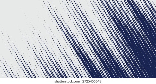 Fondo de puntos de onda de semitono Abstractas. Patrón de grunge retorcido futurista, puntos, círculos. Vector de textura de arte pop óptico moderno para carteles, tarjetas de visita y etc