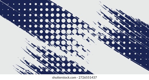 Fundo de pontos de onda de meio-tom abstrato. Padrão de grunge retorcido futurista, pontos, círculos. Vetor moderno óptico pop art textura para cartazes, cartões de visita e etc