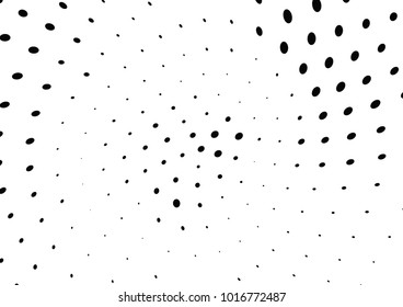 Abstract halftone wave dotted background. Futuristic twisted grunge pattern, dot, circles.  Vector modern optical pop art texture for posters, business cards, cover, labels mock-up, stickers layout