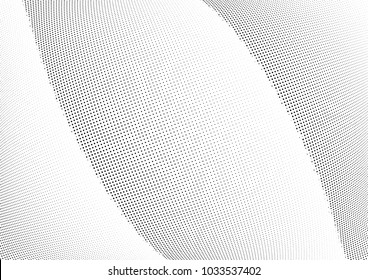 Abstract halftone wave dotted background. Halftone  grunge pattern with square.  Vector halftone modern pop art texture for poster, site, cover, business cards, postcard, art labels layout, sticker.