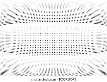 Abstract halftone wave dotted background. Halftone  grunge pattern with square.  Vector halftone modern pop art texture for poster, site, cover, business cards, postcard, art labels layout, sticker.