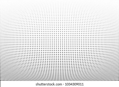 Abstract halftone wave dotted background. Halftone twisted grunge pattern, star.  Vector modern optical halftone pop art texture poster, postcard, grunge cover, label, vintage sticker mock-up layout