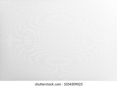 Abstract halftone wave dotted background. Halftone twisted grunge pattern, star.  Vector modern optical halftone pop art texture poster, postcard, grunge cover, label, vintage sticker mock-up layout