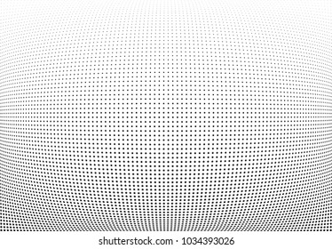 Abstract halftone wave dotted background. Halftone twisted grunge pattern, star.  Vector modern optical halftone pop art texture poster, postcard, grunge cover, label, vintage sticker mock-up layout