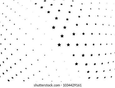 Abstract halftone wave dotted background. Halftone twisted grunge pattern, star.  Vector modern optical halftone pop art texture poster, postcard, grunge cover, label, vintage sticker mock-up layout