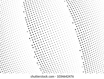 Abstract halftone wave dotted background. Halftone twisted grunge pattern, dot, circle.  Vector modern optical halftone pop art texture for poster, business card, cover, label mock-up, sticker layout