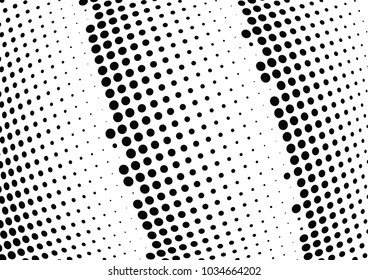 Abstract halftone wave dotted background. Halftone twisted grunge pattern, dot, circle.  Vector modern optical halftone pop art texture for poster, business card, cover, label mock-up, sticker layout