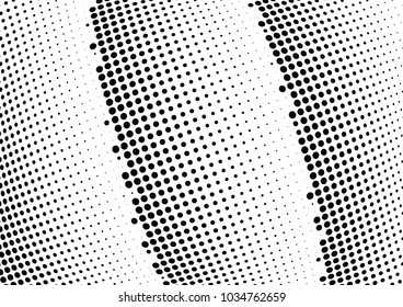 Abstract halftone wave dotted background. Halftone twisted grunge pattern, dot, circle.  Vector modern optical halftone pop art texture for poster, business card, cover, label mock-up, sticker layout
