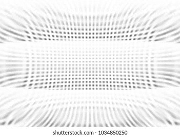 Abstract halftone wave dotted background. Halftone twisted grunge pattern, dot, circle.  Vector modern optical halftone pop art texture for poster, business card, cover, label mock-up, sticker layout