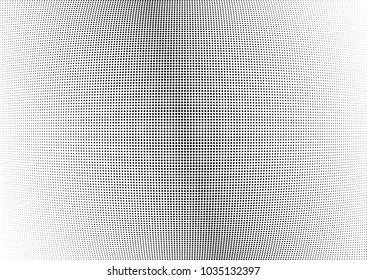 Abstract halftone wave dotted background. Halftone twisted grunge pattern, dot, circle.  Vector modern optical halftone pop art texture for poster, business card, cover, label mock-up, sticker layout