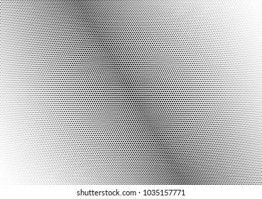 Abstract halftone wave dotted background. Halftone twisted grunge pattern, dot, circle.  Vector modern optical halftone pop art texture for poster, business card, cover, label mock-up, sticker layout