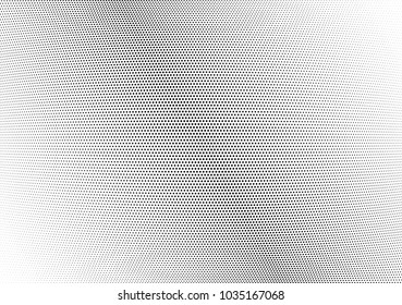 Abstract halftone wave dotted background. Halftone twisted grunge pattern, dot, circle.  Vector modern optical halftone pop art texture for poster, business card, cover, label mock-up, sticker layout