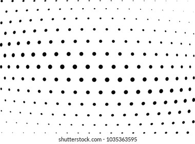 Abstract halftone wave dotted background. Halftone twisted grunge pattern, dot, circle.  Vector modern optical halftone pop art texture for poster, business card, cover, label mock-up, sticker layout