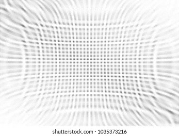 Abstract halftone wave dotted background. Halftone twisted grunge pattern, dot, circle.  Vector modern optical halftone pop art texture for poster, business card, cover, label mock-up, sticker layout