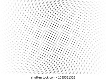 Abstract halftone wave dotted background. Halftone twisted grunge pattern, dot, circle.  Vector modern optical halftone pop art texture for poster, business card, cover, label mock-up, sticker layout