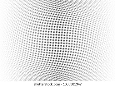 Abstract halftone wave dotted background. Halftone twisted grunge pattern, dot, circle.  Vector modern optical halftone pop art texture for poster, business card, cover, label mock-up, sticker layout