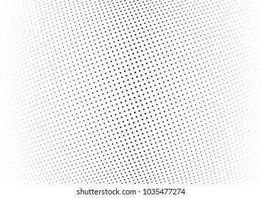 Abstract halftone wave dotted background. Halftone twisted grunge pattern, dot, circle.  Vector modern optical halftone pop art texture for poster, business card, cover, label mock-up, sticker layout