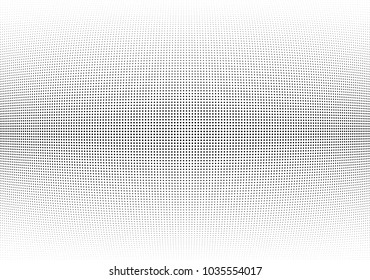 Abstract halftone wave dotted background. Halftone twisted grunge pattern, dot, circle.  Vector modern optical halftone pop art texture for poster, business card, cover, label mock-up, sticker layout