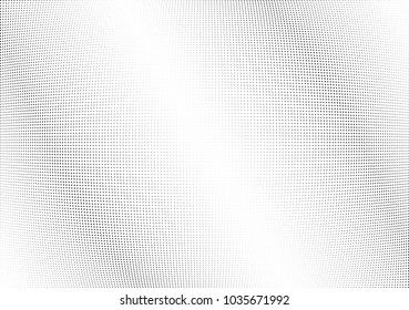 Abstract halftone wave dotted background. Halftone twisted grunge pattern, dot, circle.  Vector modern optical halftone pop art texture for poster, business card, cover, label mock-up, sticker layout