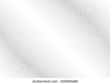 Abstract halftone wave dotted background. Halftone twisted grunge pattern, dot, circle.  Vector modern optical halftone pop art texture for poster, business card, cover, label mock-up, sticker layout