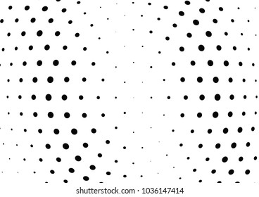 Abstract halftone wave dotted background. Halftone twisted grunge pattern, dot, circle.  Vector modern optical halftone pop art texture for poster, business card, cover, label mock-up, sticker layout
