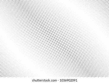 Abstract halftone wave dotted background. Halftone twisted grunge pattern, dot, circle.  Vector modern optical halftone pop art texture for poster, business card, cover, label mock-up, sticker layout