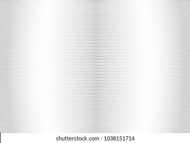 Abstract halftone wave dotted background. Halftone twisted grunge pattern, dot, circle.  Vector modern optical halftone pop art texture for poster, business card, cover, label mock-up, sticker layout