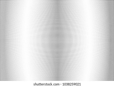 Abstract halftone wave dotted background. Halftone twisted grunge pattern, dot, circle.  Vector modern optical halftone pop art texture for poster, business card, cover, label mock-up, sticker layout