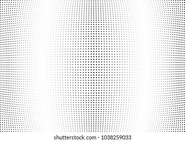 Abstract halftone wave dotted background. Halftone twisted grunge pattern, dot, circle.  Vector modern optical halftone pop art texture for poster, business card, cover, label mock-up, sticker layout