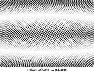 Abstract halftone wave dotted background. Halftone twisted grunge pattern, dot, circle.  Vector modern optical halftone pop art texture for poster, business card, cover, label mock-up, sticker layout