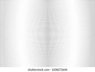 Abstract halftone wave dotted background. Halftone twisted grunge pattern, dot, circle.  Vector modern optical halftone pop art texture for poster, business card, cover, label mock-up, sticker layout