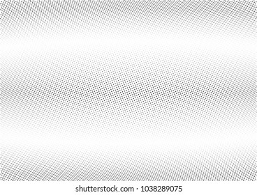 Abstract halftone wave dotted background. Halftone twisted grunge pattern, dot, circle.  Vector modern optical halftone pop art texture for poster, business card, cover, label mock-up, sticker layout
