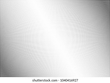 Abstract halftone wave dotted background. Halftone twisted grunge pattern, dot, circle.  Vector modern optical halftone pop art texture for poster, business card, cover, label mock-up, sticker layout