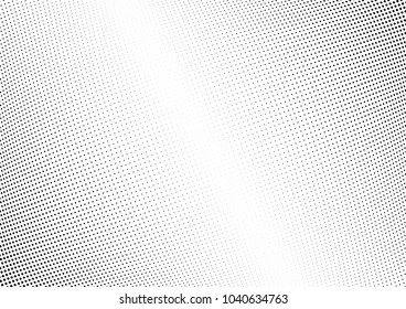 Abstract halftone wave dotted background. Halftone twisted grunge pattern, dot, circle.  Vector modern optical halftone pop art texture for poster, business card, cover, label mock-up, sticker layout