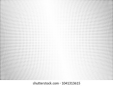 Abstract halftone wave dotted background. Halftone pattern, dot, circle.  Vector modern optical halftone pop art texture for poster, business card, cover, label mock-up, sticker 