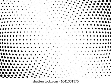 Abstract halftone wave dotted background. Halftone pattern, dot, circle.  Vector modern optical halftone pop art texture for poster, business card, cover, label mock-up, sticker