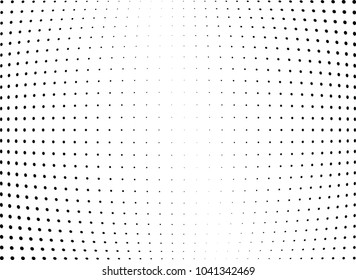 Abstract halftone wave dotted background. Halftone  pattern, dot, circle.  Vector modern optical halftone pop art texture for poster, business card, cover, label mock-up, sticker