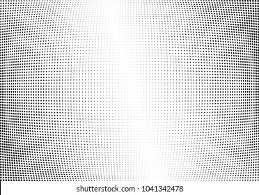 Abstract halftone wave dotted background. Halftone  pattern, dot, circle.  Vector modern optical halftone pop art texture for poster, business card, cover, label mock-up, sticker
